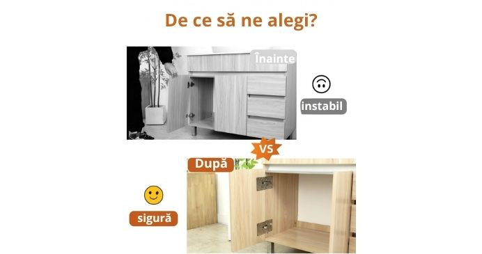 Kit Reparare Balamale Mobilier